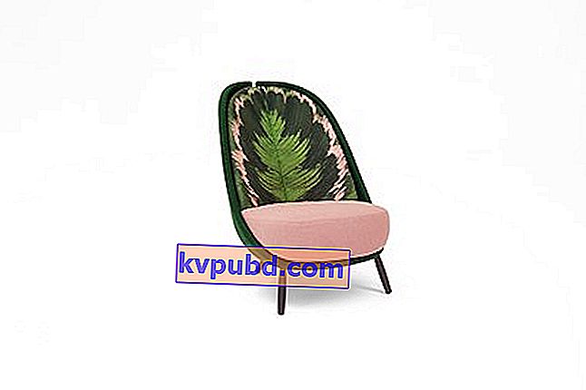 зелене крісло з квітковим візерунком, тенденції від ярмарку salone del mobile