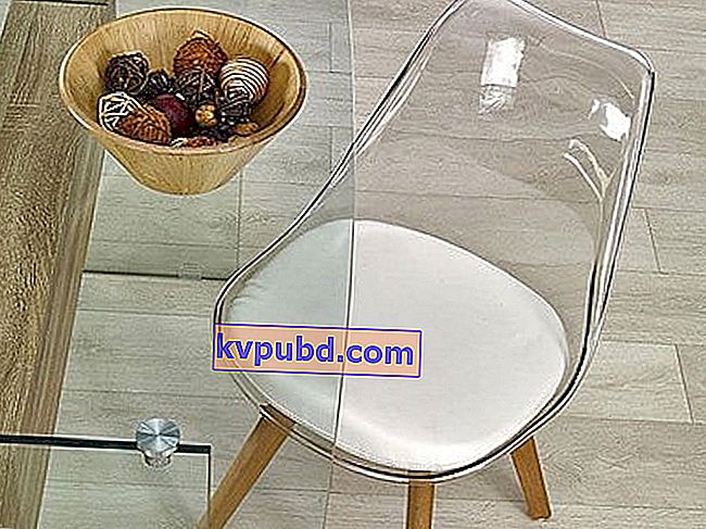 Hvis du vil innrede hjemmet ditt med originale møbler, er det verdt å satse på ** [gjennomsiktige stoler] (// www.edinos.pl/krz ...