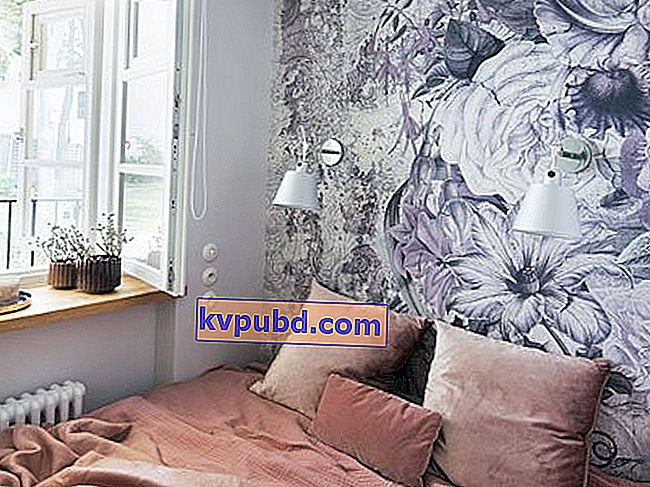 Motivos florales en el dormitorio: un acento que será perfecto para la alcoba de una mujer son, por supuesto, los patrones de plantas.  ...